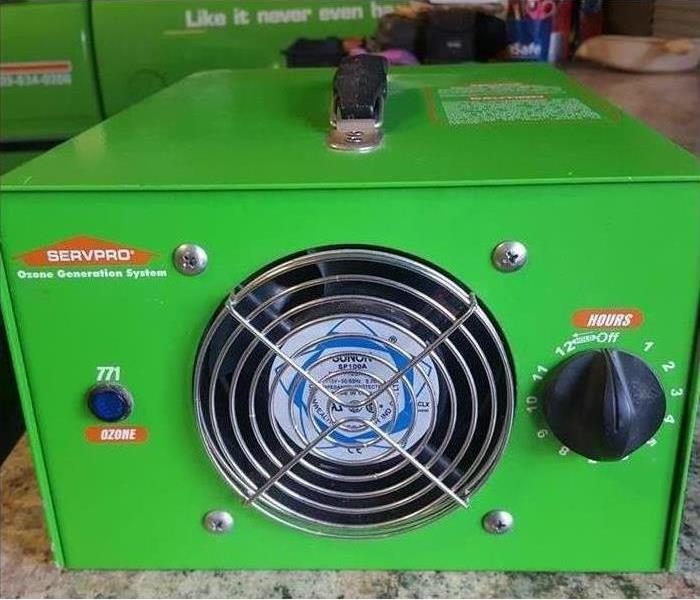 A green ozone machine 